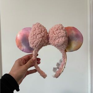 Disney Pink Fuzzy Mickey Ears Headband